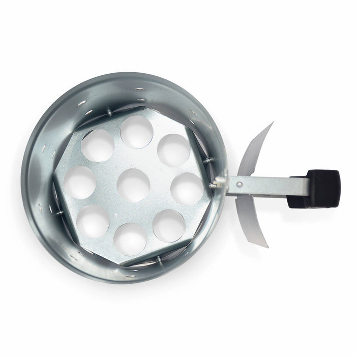 Ciminiera di accensione per barbecue a carbonella in acciaio