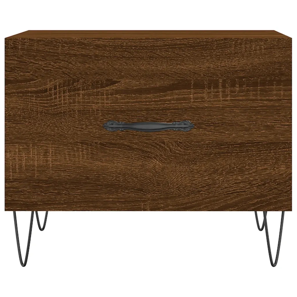 Tavolino da Salotto Rovere Marrone 50x50x40cm Legno Multistrato 829394