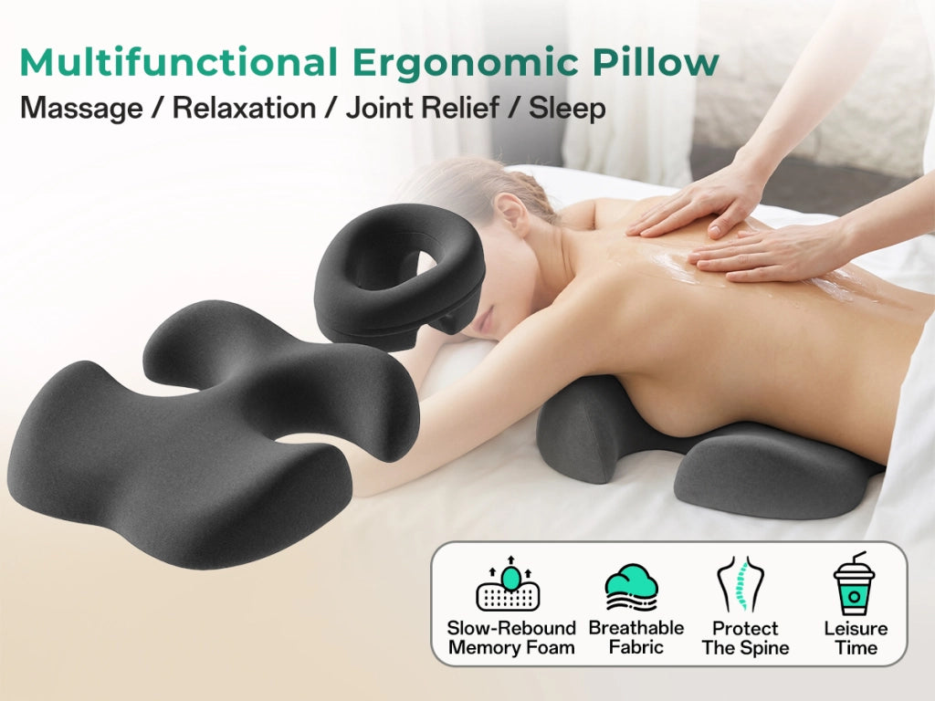 Cuscino di supporto per massaggi ¨C Minimal ¨C adatto a benessere e sonno post operatorio