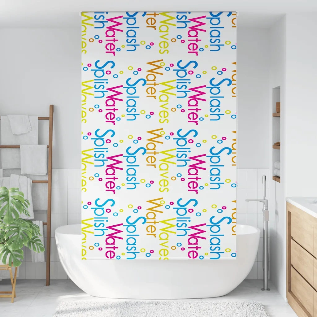 Tenda a rullo | Tenda avvolgibile Doccia 120x240 cm Larghezza Tessuto 116 cm