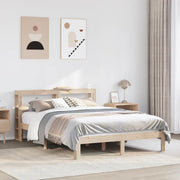 Giroletto con Testiera 120x190 cm in Legno Massello di Pino