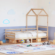 Dormeuse con Tetto 80x200 cm in Legno Massello di Pino