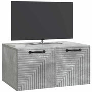 Mobile TV da Muro | Armadietto TV | Mobile Porta TV Grigio Cemento 59,5 x 41 x 30 cm