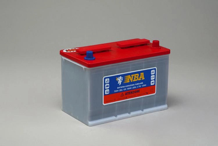 BATTERIA NBA PIASTRA TUBOLARE CORAZZATA 3TG12NH