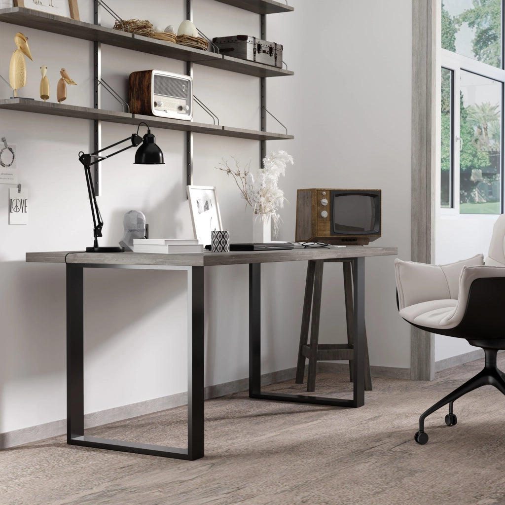Gambe Tavolo in Acciaio Nero ¨C zephmum ¨C 72 cm