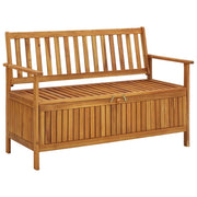 Panca da giardino mobili da esterno per patio contenitore da giardino per terrazza 120 x 63 x 84 cm legno massello di acacia 02_0011803