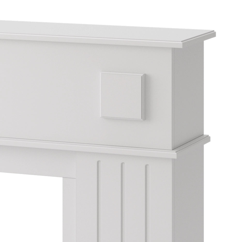 Vicco Cornice per caminetto Bianco 109 x 100 cm
