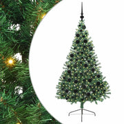 Albero di Natale | Decorazioni natalizie artificiale con luci integrate Verde 180 cm