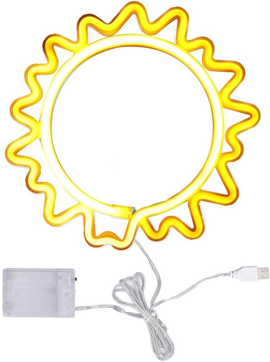 Lampada LED a LED Neon - Materiale ABS/PVC - Impermeabile - Installabile a muro - Lampada da notte - Decorazione per camera da letto/Bar - Materiale sicuro