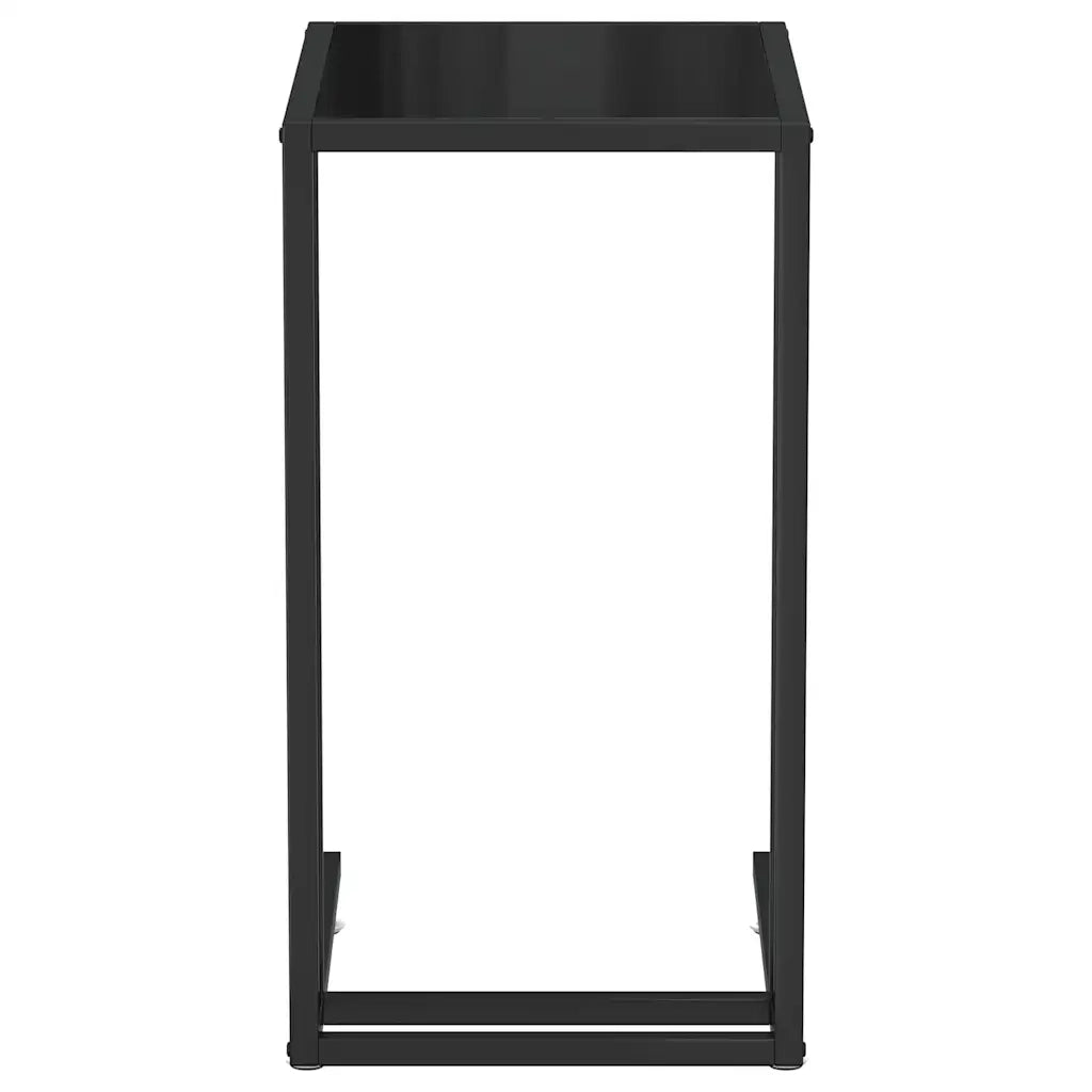 Tavolino per Computer Nero 50x35x65 cm in Vetro Temperato 331650