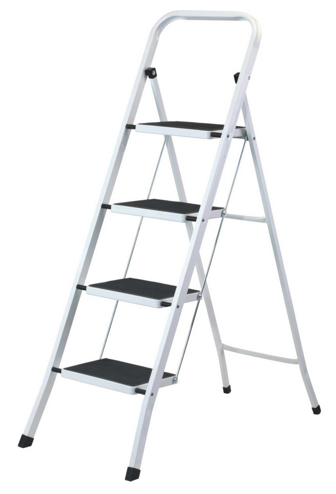 sgabello salvaspazio in acciaio 4 gradini cod:ferx.11165