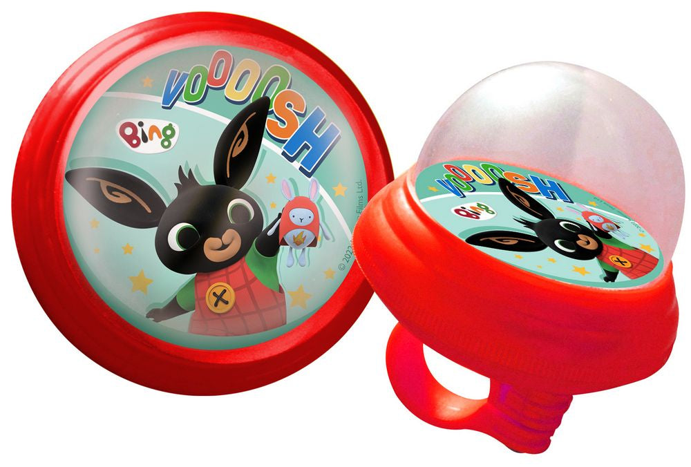 Campanello bici modello squeezy bambino coniglietto Bing rosso
