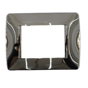 Placca 3P cromo LUNA Bticino