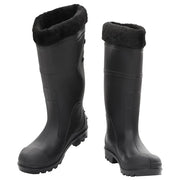 Stivali da Pioggia con Calzini Rimovibili Neri Misura 38 cm PVC CFW1657747