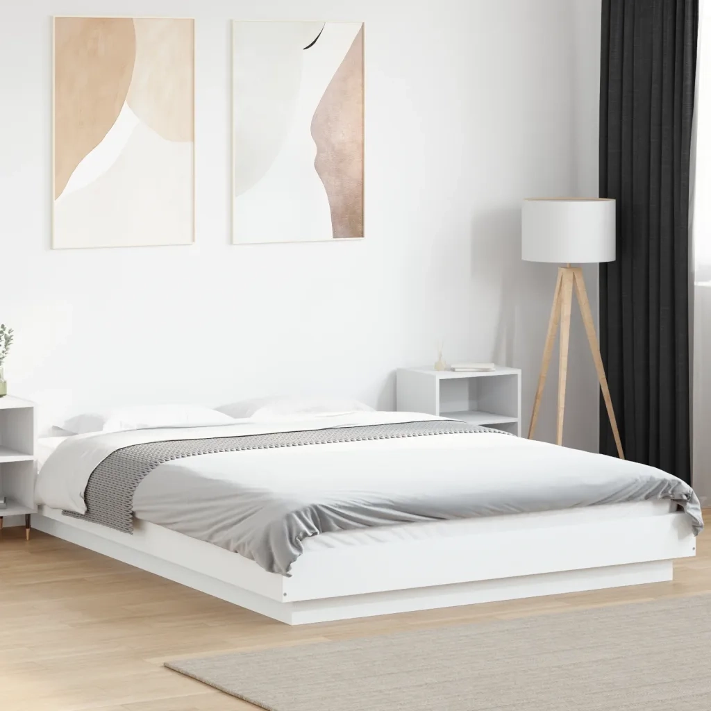 Giroletto Bianco 135x190 cm in Legno Multistrato 3281224