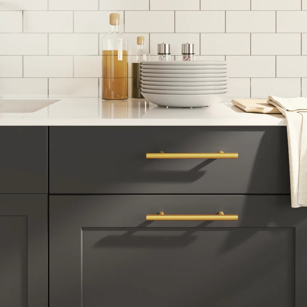 Maniglie per Mobili 20 pz Oro 128 mm in Acciaio Inox CFW1585486
