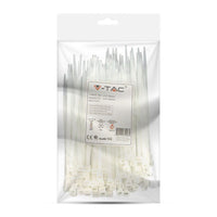 Tie per cavi - 4,5*150 mm bianco 100pcs/pacco