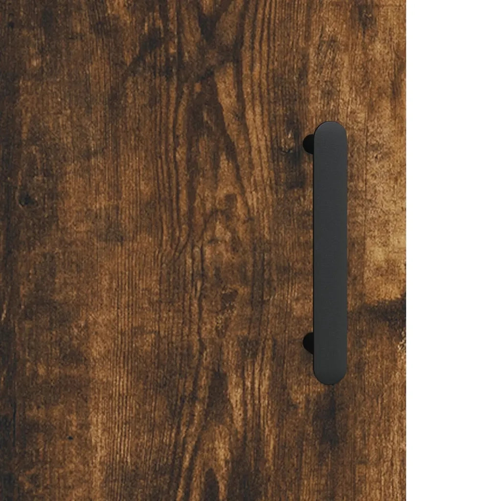 Armadietti a Parete 2 pz Rovere Fumo in Legno Multistrato CFW1550823