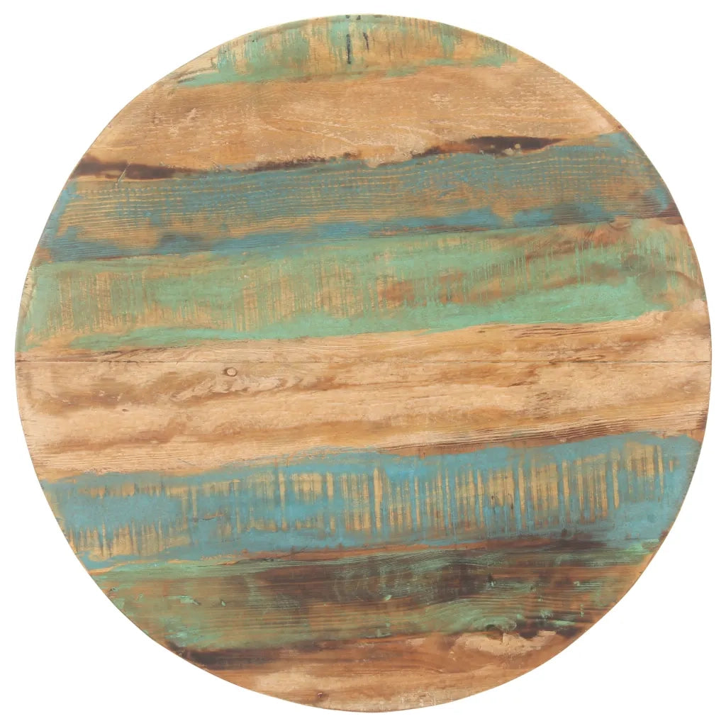 Tavolo da Pranzo 80 cm in Legno Massello di Recupero 320484
