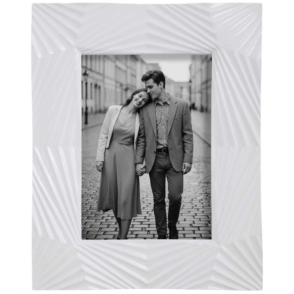 Portafoto 13X18 bianco 20,6x3,1x25,5h cm