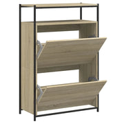 Scarpiera | Mobile per scarpe Rovere Sonoma 75x34x112 cm in Legno Multistrato