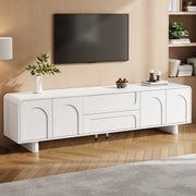 MOBILE TV 180x40x46 cm Bianco MDF e pannello truciolare