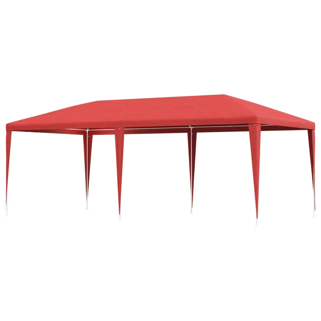 Tenda Party Rosso 600 x 300 x 255 cm PE e Acciaio 42032348