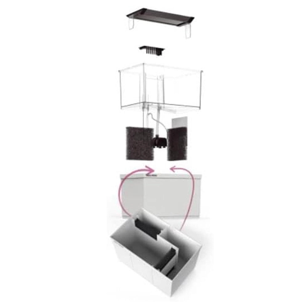 AquaMedic Armatus XS cm26,5x17x15h - mini acquario completo