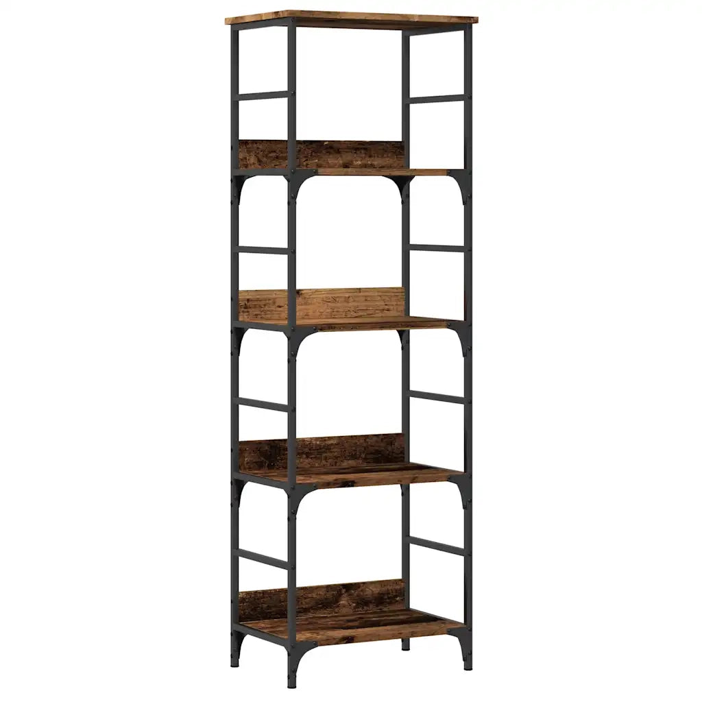 Libreria Legno Antico 50x33x153 cm in Legno Multistrato 857468