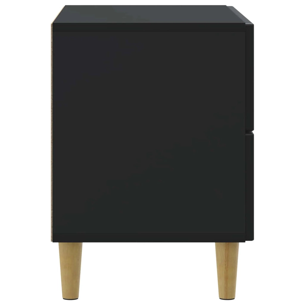 Armadio da Notte Nero 62 x 34,5 x 48 cm Legno ingegnerizzato 894546