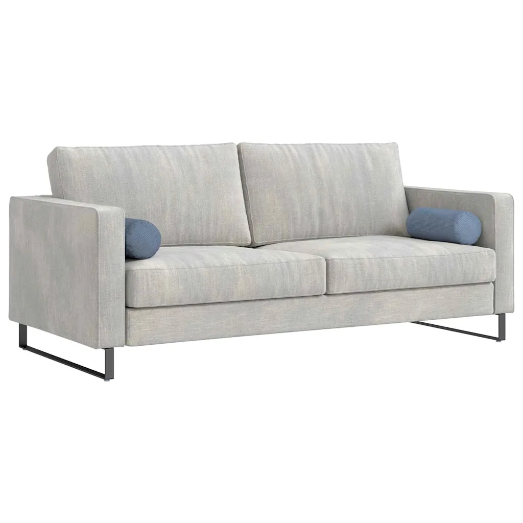 Cuscini a rullo 2 pz | Cuscini per sedie Blu ? 15 x 40 cm Tessuto in Cords
