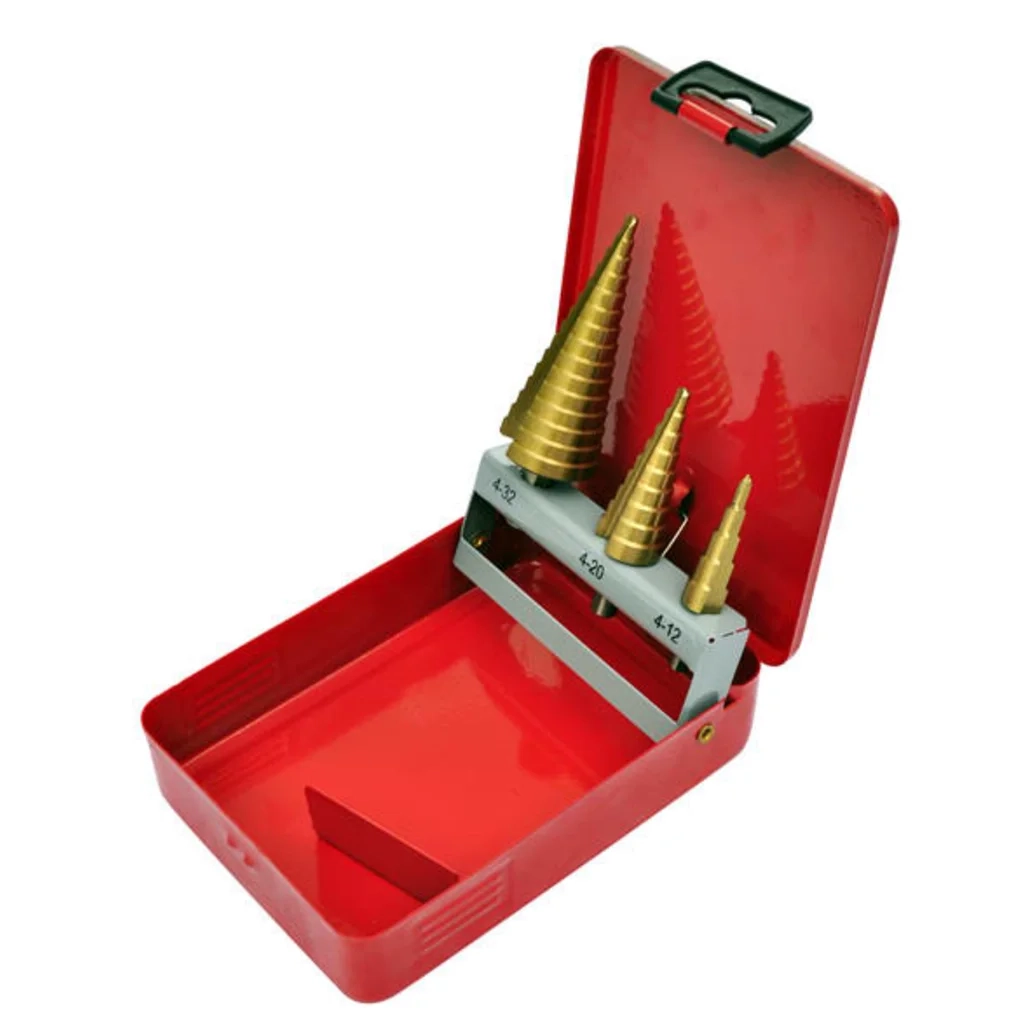 Punte per Trapano, punte Titanio HSS 3pz , accessori trapano 140169