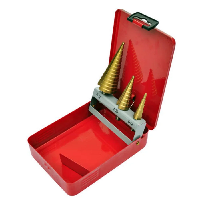 Punte per Trapano, punte Titanio HSS 3pz , accessori trapano 140169