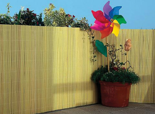 arella doppia bamboo pvc ã˜ canne 16mm dimensioni cm 300x150 beige cod:ferx.11194