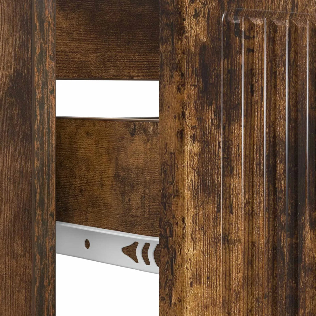 Armadio per Lavabo da Bagno EDE Rovere Fumo 82 x 41 x 59 cm 895920