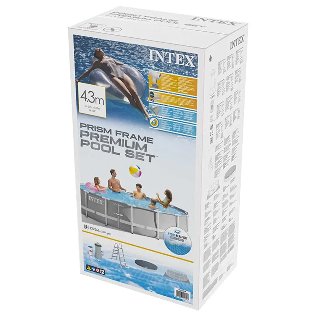 INTEX Set Piscina Prism Frame Premium 427x107 cm 92519
