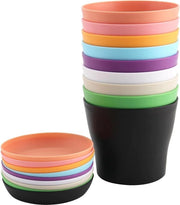 Piantine in plastica colorate 10 cm - Sostegno - 9 colori - Vasi per piante - Vasi da giardino - Vasai per interni - Esterni - Interni - Ufficio - Balcone