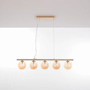 Lampadario EDERA ottone