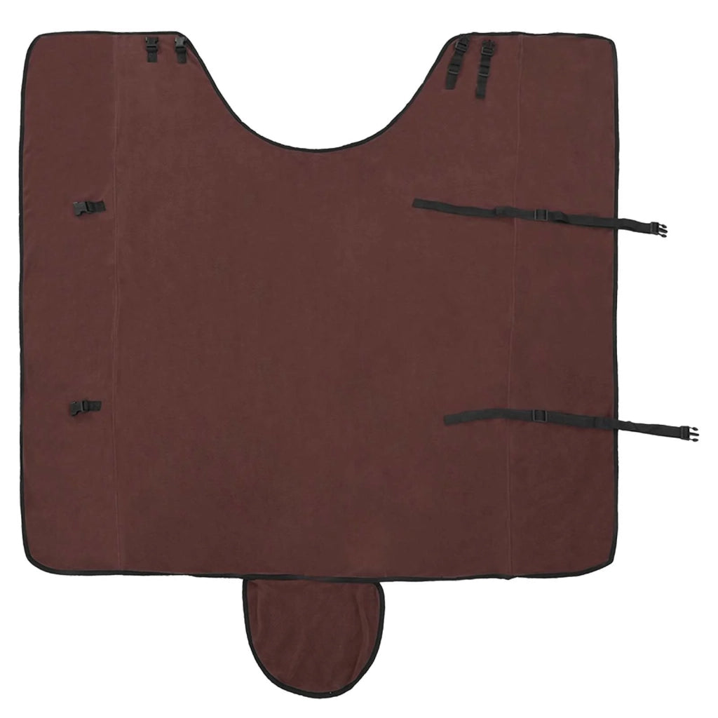 Coperta per Cavalli Marrone Scuro Completo 155 cm Poliestere CFW8542303