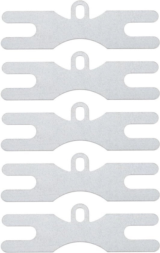 Sostegno per Pannierscassetti - Attacco Ponte Scorrevole - 35-55mm Larghezza Pannierscassetti - 5 pezzi - Adatto per Biciclette - Nero
