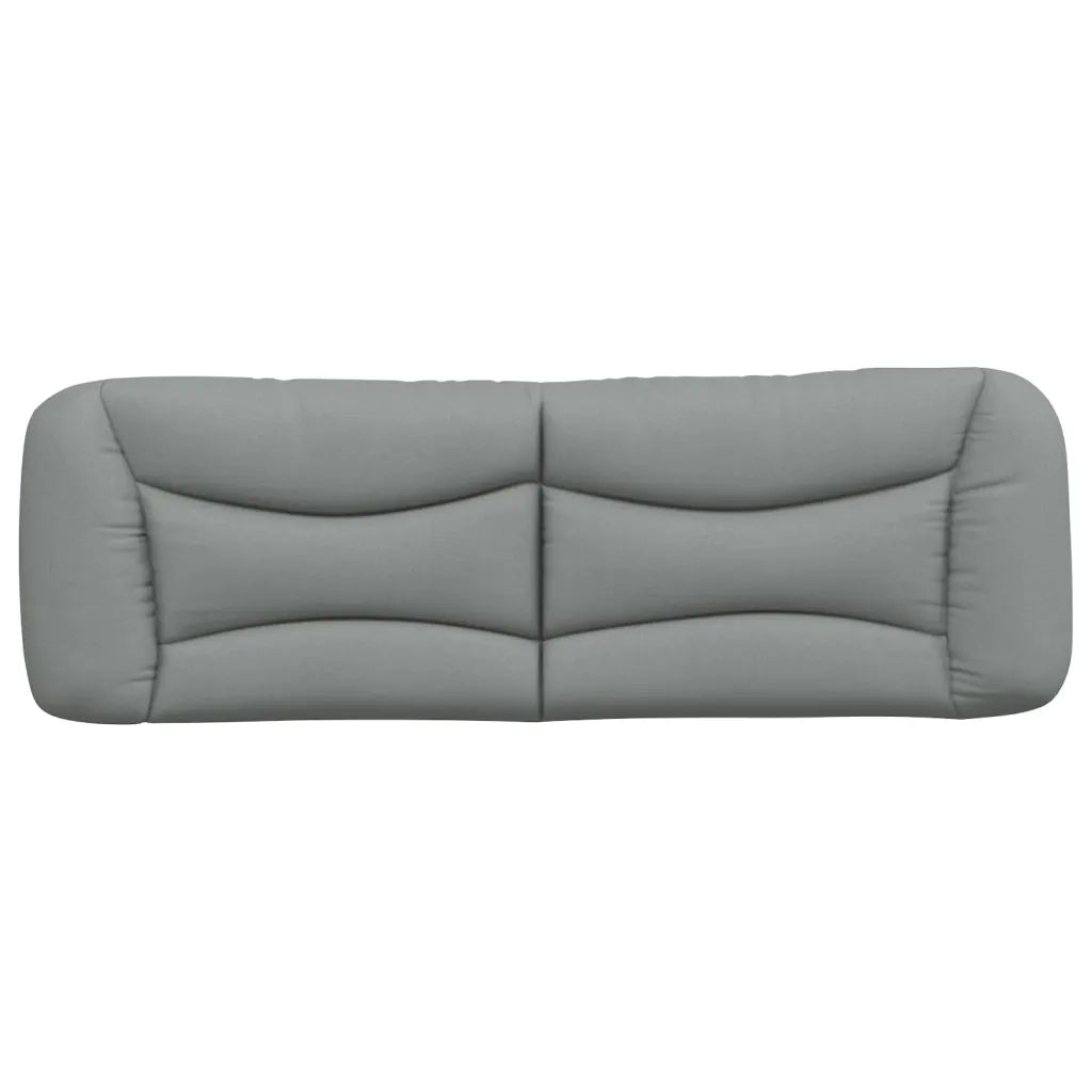 Cuscino Testiera Hvar Grigio Chiaro 160 cm in Tessuto CFW1932435