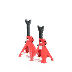 Set di 2 cavalletti di supporto da max 3000 kg ciascuno Colonnetta di sostegno