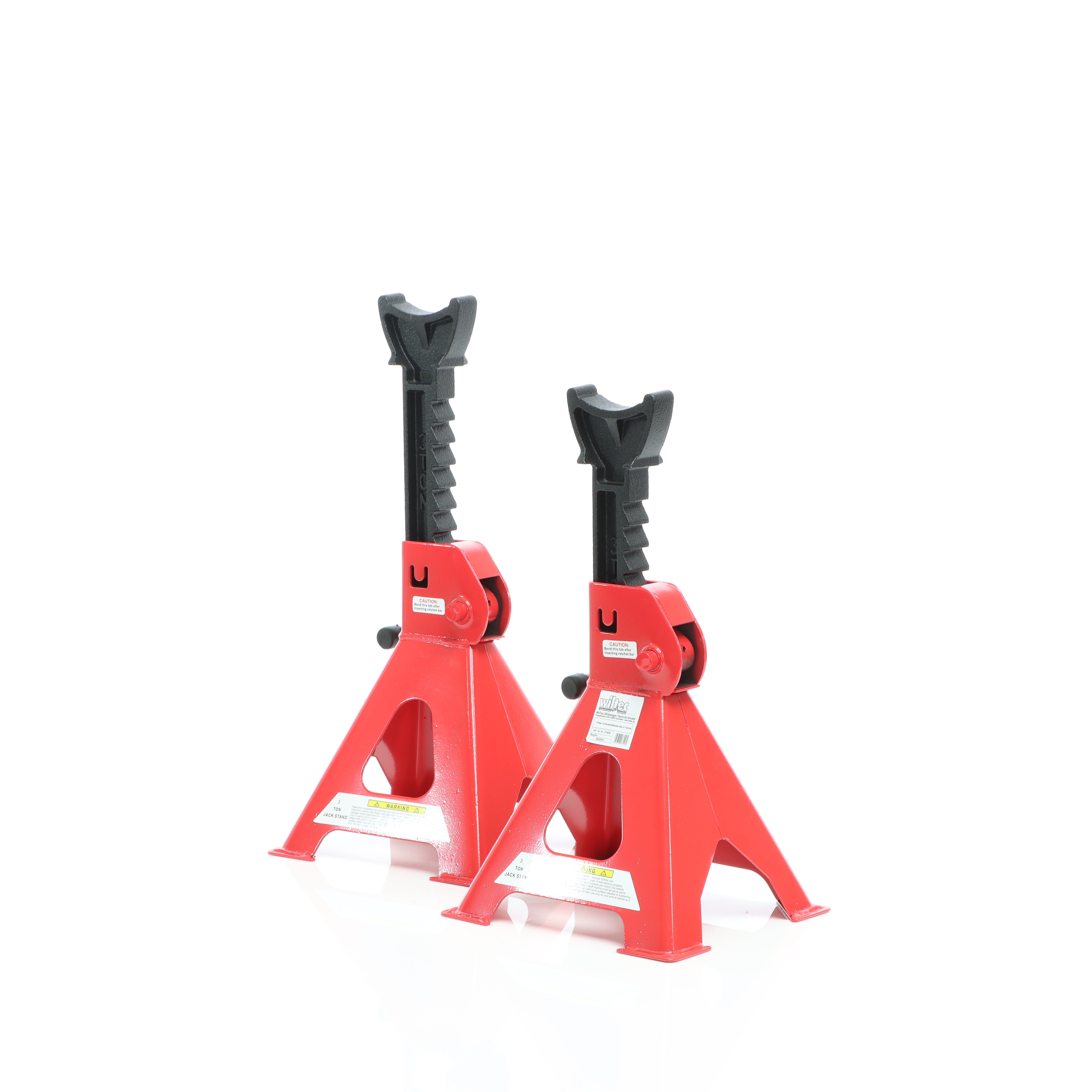 Set di 2 cavalletti di supporto da max 3000 kg ciascuno Colonnetta di sostegno