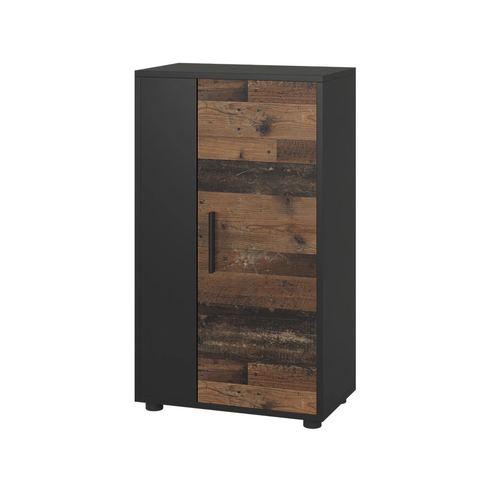 Vicco Cassettiera Nero/antico 50.1 x 87.3 cm con 2 scomparti