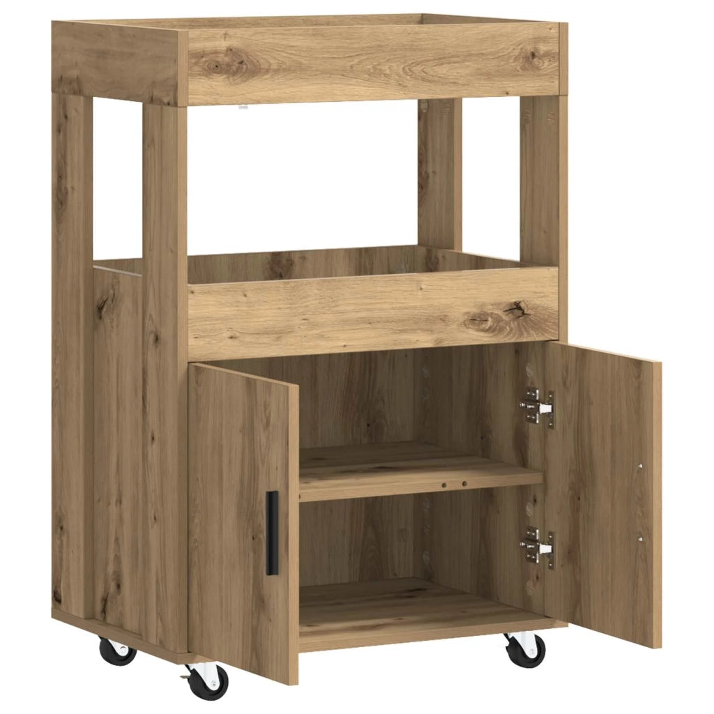 Carrello da Bar Rovere Artigianale 60 x 39.5 x 89 cm 8015685