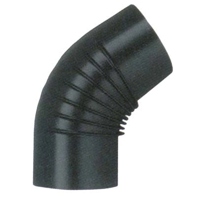 GOMITO LEGNA 45  ° CLASSIC NERO OPACO SAVE  CM 12