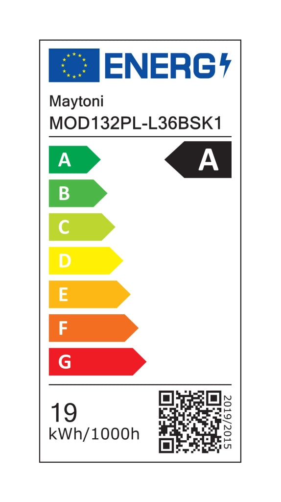 Lampada a sospensione Maytoni Cascade LED 3 luci ottone