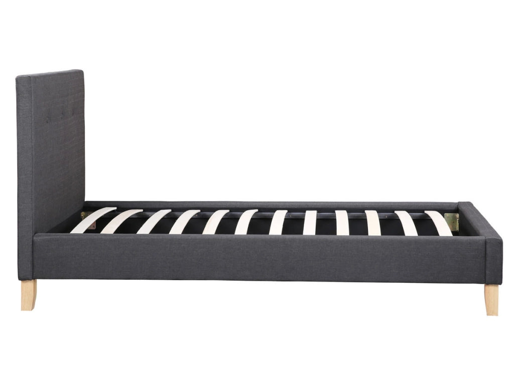 Letto "Elise"-90 x190cm -Grigio