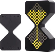 Timer Digitale Zandloper con Induzione di Gravità - Regolazione Libera da 1 a 30 Minuti - Timer DIY Digitale - Adatto per Cucina e Camera - Giallo
