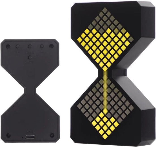 Timer Digitale Zandloper con Induzione di Gravità - Regolazione Libera da 1 a 30 Minuti - Timer DIY Digitale - Adatto per Cucina e Camera - Giallo